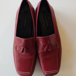 Sesto meucci  loafers sz 7M. Apple Red and brown